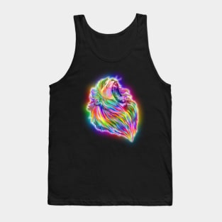 Glowing Pride Rainbow Lion Tank Top